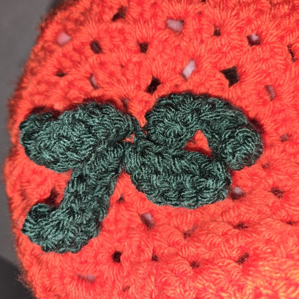 🍊Orange Fruit Crochet Bucket Hat For Toddler Girl Ages 3-5
